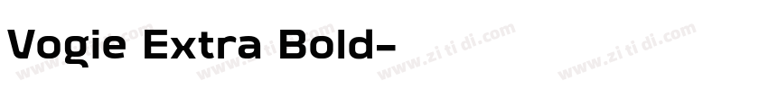 Vogie Extra Bold字体转换 Vogie Extra Bold字体转换